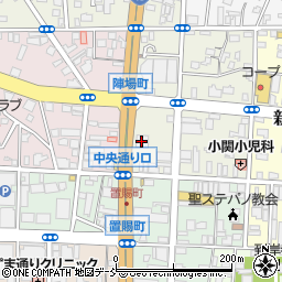 福島信用金庫本店周辺の地図