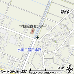 新潟県新潟市秋葉区新保周辺の地図