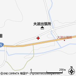 福島県福島市大波椚町前周辺の地図