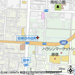 新潟ヤクルト販売白根センター周辺の地図