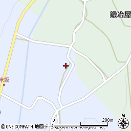 福島県伊達市霊山町上小国馬場周辺の地図