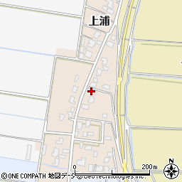 新潟県新潟市南区上浦202周辺の地図