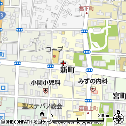 菅野建設株式会社　工事部周辺の地図