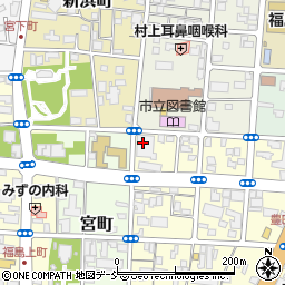 東北労働金庫　福島県本部周辺の地図