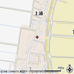 新潟県新潟市南区上浦194周辺の地図