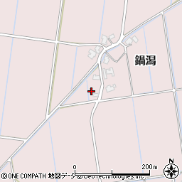 新潟県新潟市南区鍋潟1605-3周辺の地図