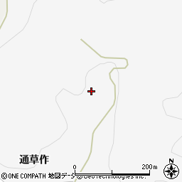 福島県福島市大波通草作78-イ周辺の地図