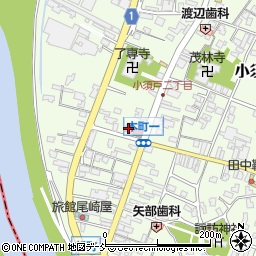 小須戸郵便局周辺の地図