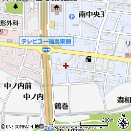 ボーキ佐藤福島南中央物流センター周辺の地図