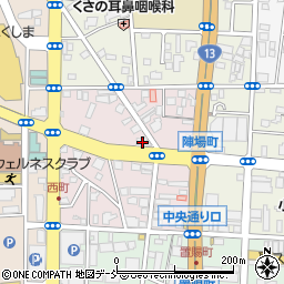 ミック健康の森 福島駅前周辺の地図