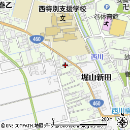 新潟県新潟市西蒲区巻乙1706周辺の地図