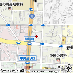 福島銀行本店周辺の地図
