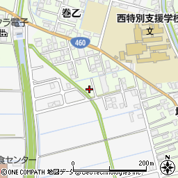 新潟県新潟市西蒲区巻乙1604周辺の地図
