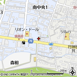 コメダ珈琲店福島南中央店周辺の地図