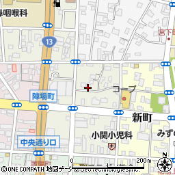 福島県福島市万世町3-35周辺の地図
