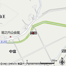 福島県相馬市赤木前田周辺の地図