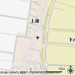 新潟県新潟市南区上浦184周辺の地図