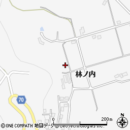 福島県福島市在庭坂後林92周辺の地図