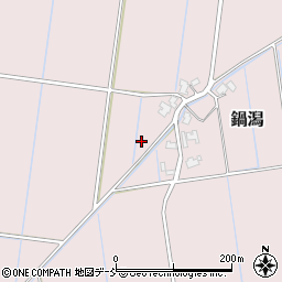 新潟県新潟市南区鍋潟1608周辺の地図