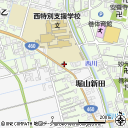 新潟県新潟市西蒲区巻乙1703周辺の地図
