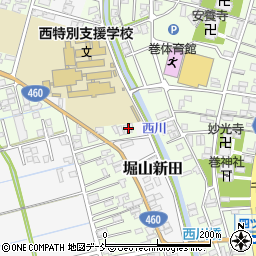 新潟県新潟市西蒲区巻乙1周辺の地図