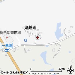 福島県相馬市日下石鬼越迫周辺の地図