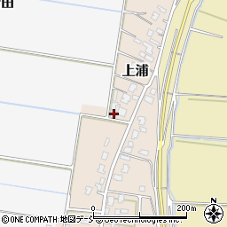新潟県新潟市南区上浦640周辺の地図