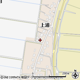 新潟県新潟市南区上浦429周辺の地図