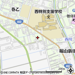 新潟県新潟市西蒲区巻乙1609周辺の地図