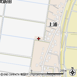 新潟県新潟市南区上浦33周辺の地図