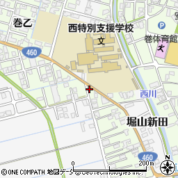 新潟県新潟市西蒲区巻乙1611周辺の地図