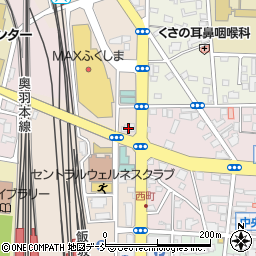 東日本学院福島本部校周辺の地図