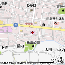 カラオケ本舗まねきねこ福島西中央店周辺の地図