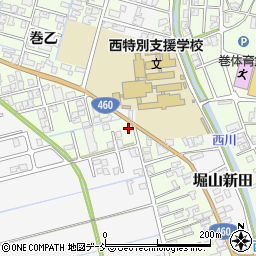 新潟県新潟市西蒲区巻乙1610周辺の地図