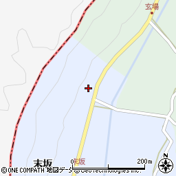 福島県伊達市霊山町上小国末坂15周辺の地図