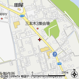 新潟日産自動車五泉店周辺の地図