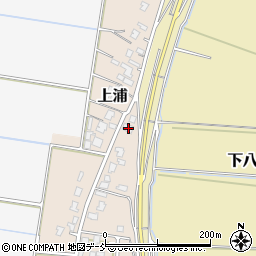 新潟県新潟市南区上浦180周辺の地図