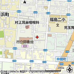 財務省東北財務局福島財務事務所周辺の地図