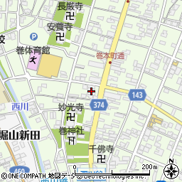 新潟県労働金庫巻支店周辺の地図