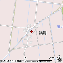 新潟県新潟市南区鍋潟1017周辺の地図