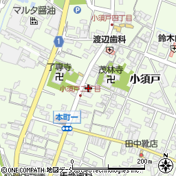 新潟県新潟市秋葉区小須戸3402周辺の地図