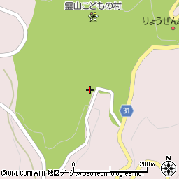 伊達市役所　霊山総合支所霊山こどもの村周辺の地図