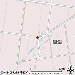 新潟県新潟市南区鍋潟1624-1周辺の地図