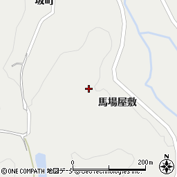 福島県福島市山口（馬場屋敷）周辺の地図