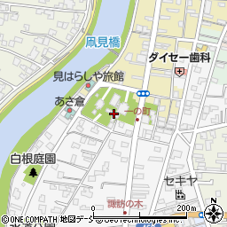 氏子会館周辺の地図