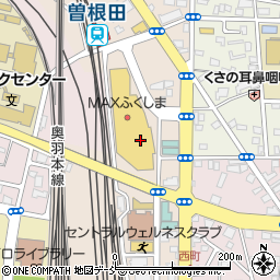 イオンシネマ福島周辺の地図