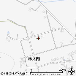福島県福島市在庭坂後林周辺の地図