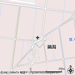 新潟県新潟市南区鍋潟1287-1周辺の地図