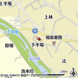 福島市　吾妻学習センター分館周辺の地図
