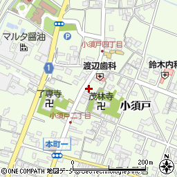 新潟県新潟市秋葉区小須戸3419周辺の地図